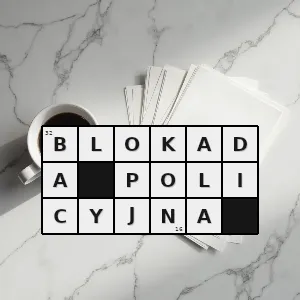 Hasło krzyżówkowe blokada na drodze przeprowadzana siłami policji - blokada policyjna – rozwiązanie, synonimy, podpowiedzi i definicje krzyżówkowe